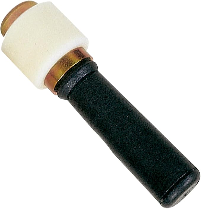 Weaver Leather Supply Leather Maul Master II Economy-Grade Nylon Mallet with Rubber Handle Leatherwork Tool for Tooling and More 22 Oz White/Black