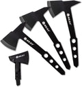 REAT Throwing Axes Set with Sheath 3 Piece10.5 Throwing HatchetBack Yard Throwing GameRecreationCompetitionGifts for MenWomen