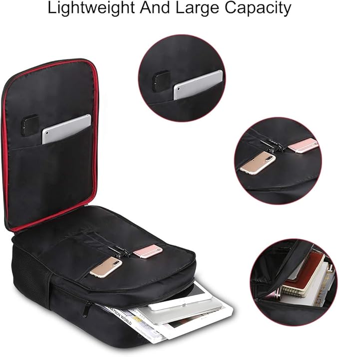 TOZLU 5V 14W Solar Panel Power Backpack Large capacity Laptop Bag with Handle USB Charging Port Nylon Outdoor Backpack for Hiking Biking Running Outdoors sport