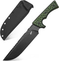 Eafengrow EF146 Fixed Blade Knife Sleipner Steel Blade G10 Handle Full Tang EDC Straight Knife for Working Camping Bushcraft
