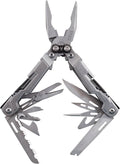 SOG PowerPint Mini Compact Stainless Steel Multi-Tool |18 Lightweight Specialty Tools &amp SOG Multitool Pliers Pocket Knife Stone Wash