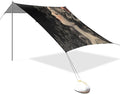 Charming Woman Beach Tent Sun Shelter Set UPF50+ UV Protection 10.5 x 9.19 FT Camping Shade Canopy with Sandbags Sand Anchors Carrying Bag and Others