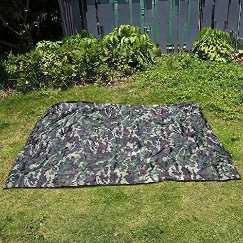 Dioche Camping Tent Portable Store Outdoor Lightweight Camouflage Mat Refuge for Backpacking Trip Travel