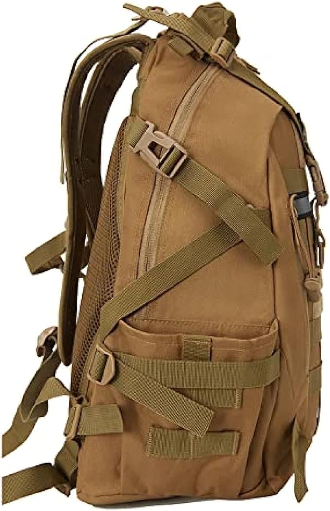 QT&ampQY 35L Military Tactical Backpack Large Army Rucksack Molle Bug Out Bag Assault Pack Outdoor Camping Hunting Laptop Daypack