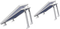 Newpowa Adjustable Solar Panel Tilt Mount Brackets 15-30 Degree Tilt Fits Most Standard Panels for RV Roof Off-Grid Universal 2-Pack (14 to 28 inches)