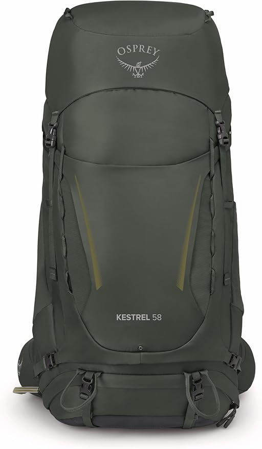 Osprey Kestrel 58L Men's Backpacking Backpack Bonsai Green L/XL