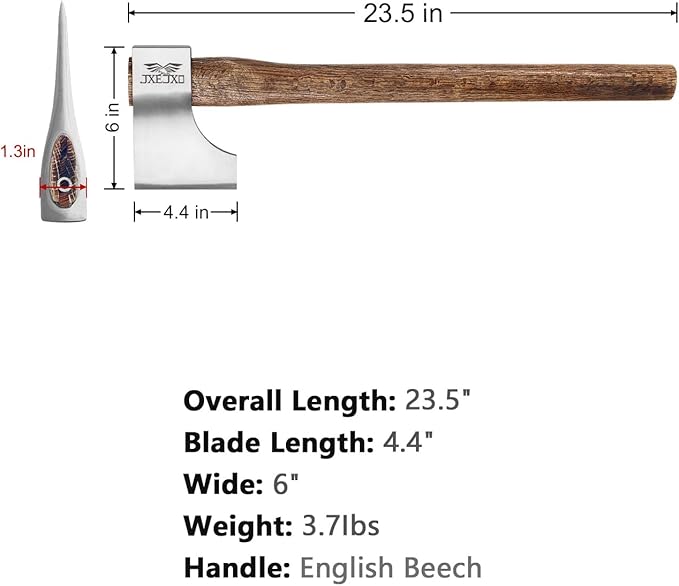 The Woopecker 2.0-1Pack Professional Throwing Axes for Axe Throwing Competitions 2.65Lbs Head with 23.5 Handle