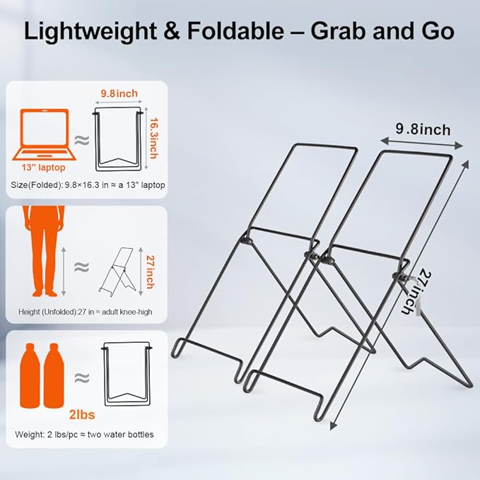 DOKIO Adjustable Tilt Solar Panel Bracket – Portable Stainless Steel Stand for Foldable Panels Quick Angle Adjustment Lightweight for RV Camping Balcony