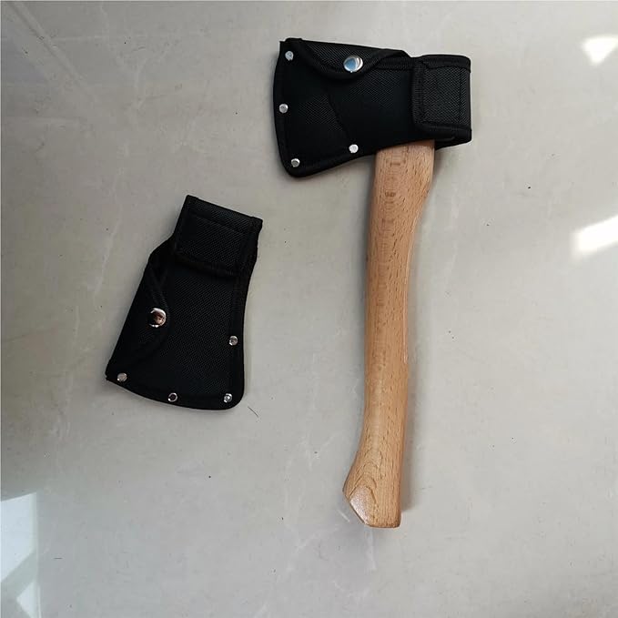 PU Leather Nylon Axe Cover Sheath Outdoor Portable for Axe Sheath Camping Cover Protection for Outdoor Camping Blade Protection