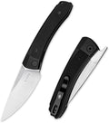 Kizer Mini Momo EDC Pocket Knife 3.2” Nitro V Blade Pocket Folding Knife with Aluminum+G10 Handle Front Flipper EDC knife with Pocket Clip for Men Women Camping Hunting Survival Knives V3663M1