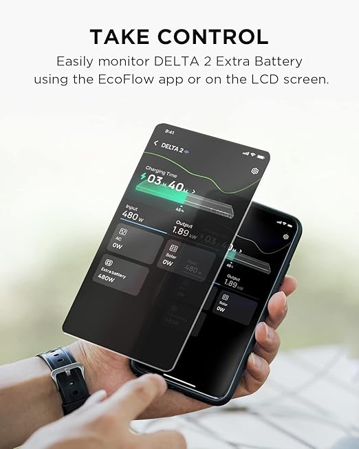EF ECOFLOW DELTA 2 Smart Extra Battery 1024Wh LiFePO4 Expansion Battery for Power Station DELTA2