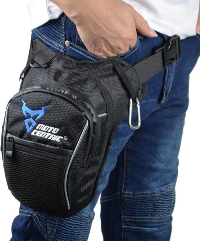 Hebetag Cycling Leg Bag Motorcycle Sports Waist Pack Outdoor Travel Hiking Riding Tactical Walking Thigh Drop Bum Hip Fanny Belt Pouch Cell/Mobile Phone Purse