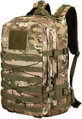 Tactical Hiking Camping Backpacks Molle 45L Rucksack Sport Travel Bags Large Capacity Fishing Bag(CP)