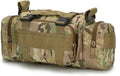 Fanny Deployment Bag Tactical Waist Pack Small Sling Pack Hand Carry Handlebar Bag (CP Camouflage)