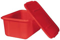 School Smart Storage Bin with Non-Snap Lid 15 Quart Red