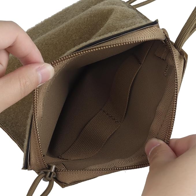 Tactical Admin Pouch with Hook and Loop Quick Release Side Tool Storage Insert Organizer Bag - Universal for Tactical Gear Backpack