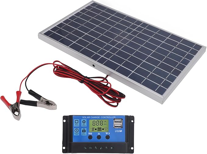 Solar Panel 10W Polycrystalline with Solar Controller for Outdoor Activities