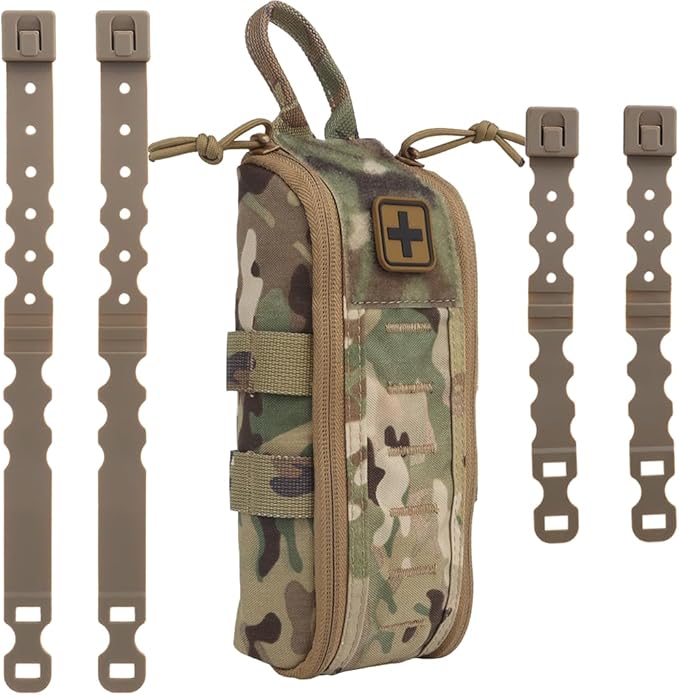 Quick Release Tactical MOLLE IFAK PouchMedical Emergency Airsoft First Aid Kits/EMT BagFor Outdoor Sport Hunting Airsoft