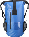 Waterproof Dry Bags Lightweight Floating Back Pack Drybag Outdoors Waterproof Dry Bag for Kayaking Boating Scuba Diving (Color : Blue)