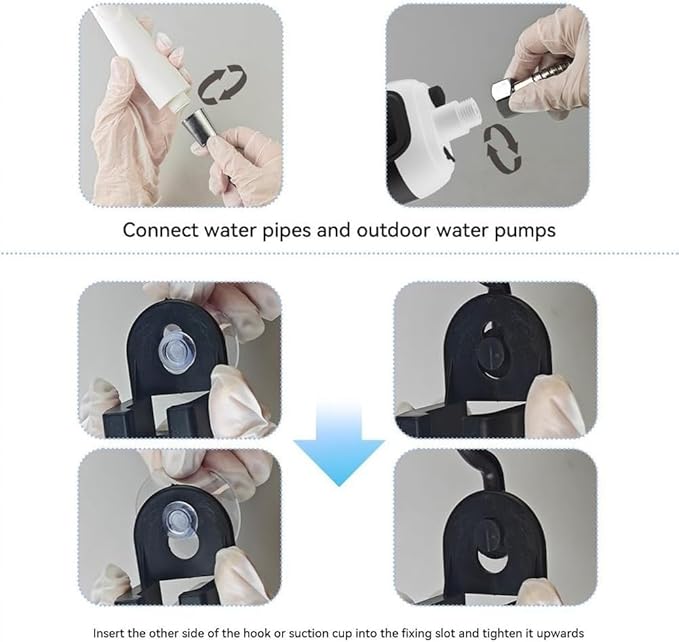 Portable Camping Shower with Adjustable Flow – for Easy &amp Convenient Outdoor Cleaning Rechargeable Outdoor Shower Pump Waterproof Cleaning Head Sprayer for Travel Car Washing &amp Pet