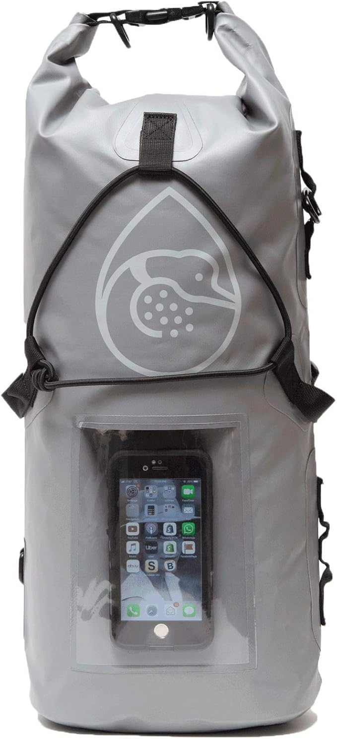 Loon Dark Grey 15 LTR. Waterproof Dry Bag for SUP and iSUP