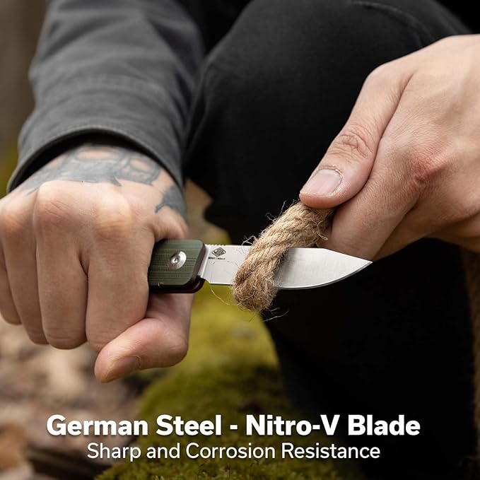 CIVIVI Slip Joint Pocket Knife Slippy Sendy Folding Knife for EDC Camping Daily Use Perfect Gifts for Men Women C24075B-1