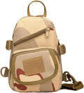 Outdoor Tactical Bag Backpack Military Sport Bag Pack Sling Shoulder Backpack Water bottle hanging bag for Every Day Carry (Sansha Camouflage)