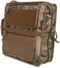 TACTICAL NOTEBOOK COVERS Tactical 3-Ring Binder Cover System | Zippered Padfolio Organizer Bag with Leather Handle | Fits 1.5” to 2” Binders | Durable Field Use Organizer (Multicam)
