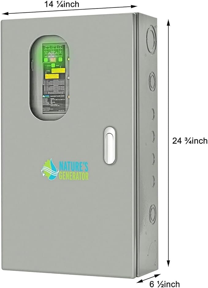 Nature's Generator 50A Automatic Transfer Switch UL Approved