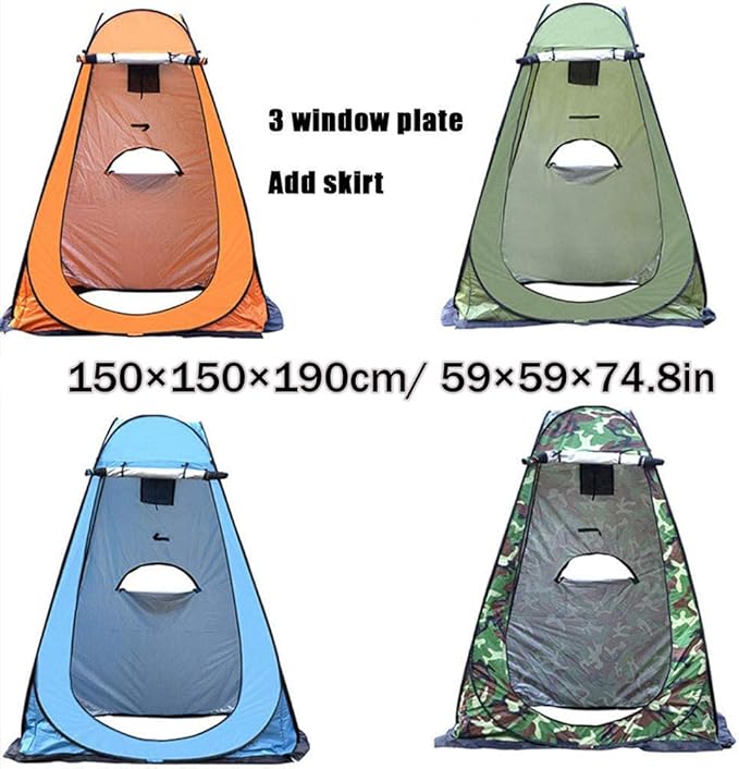 YZBEIMDAI Pop Up Privacy Shelters Tent ? Instant Portable Outdoor Shower Tent Camp Toilet Changing Room Rain Shelter ? for Camping and Beach ? Easy Set Up Foldable with Carry Bag