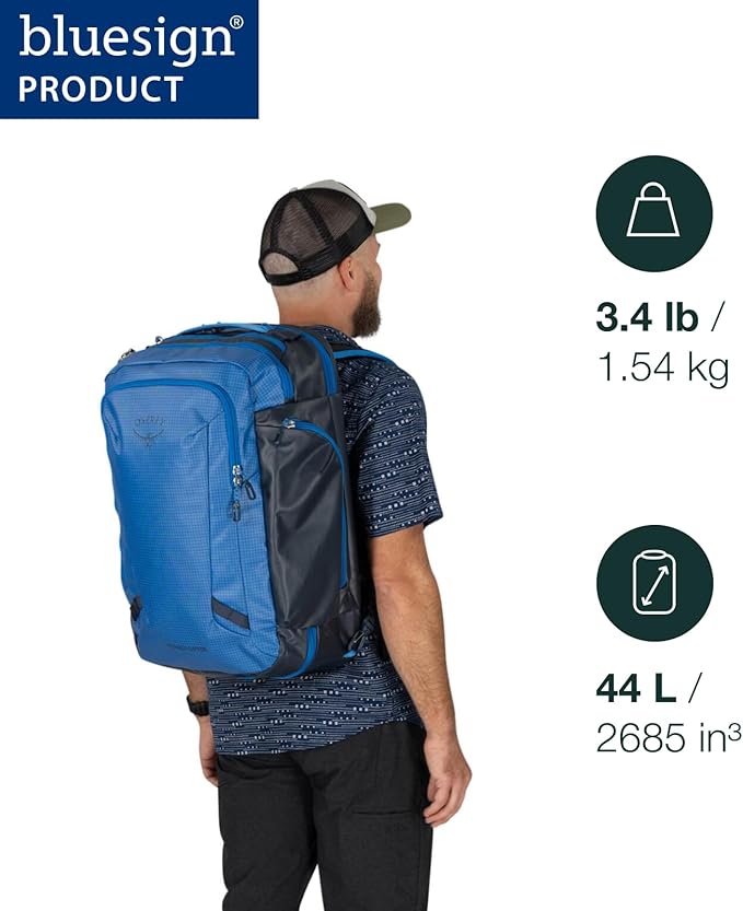 Osprey Transporter 44L Travel Pack Raven Black