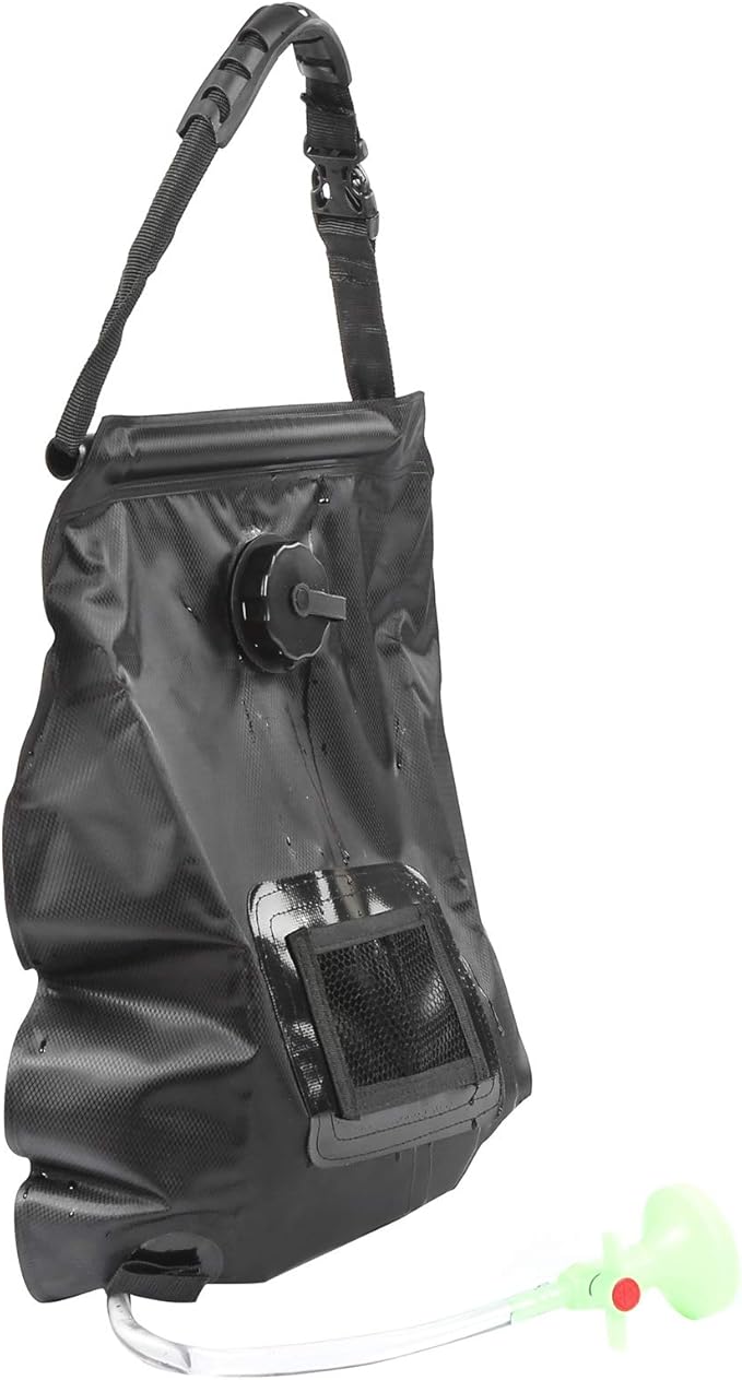 EVTSCAN 20L Portable Solar Power Shower Bag Camping Sun Heated Bath Bag with Shower Head