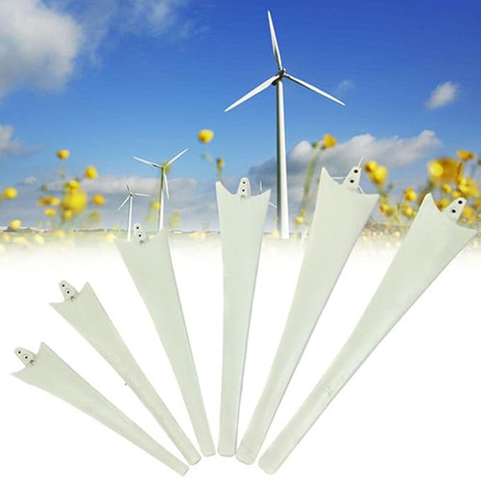 BRAVECOW Windmill Blades Replacement Delta Wing Blade Nylon Fiber Blade Wind Turbine Generator Blade Windmill Power Charge Accessories for Wind Generator (600mm)