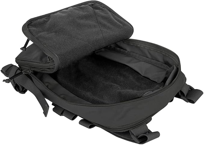 KRYDEX Tactical Expandable Backpack MOLLE Backpack for Travelling Hiking Hunting (BK)