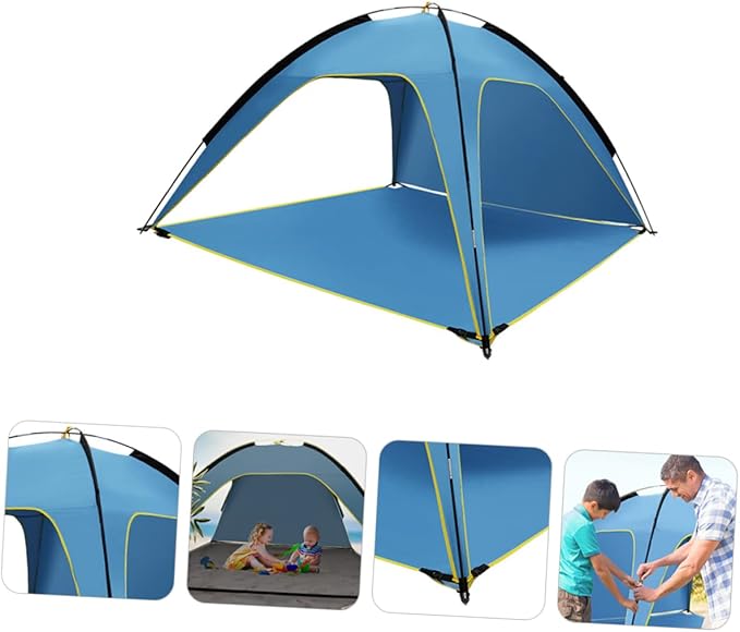 POPETPOP 1pc Quick Opening Tent Spacious Outdoor Camping Beach Shelter Uv Easy Setup Lightweight Design for Family Hiking Picnic Activities