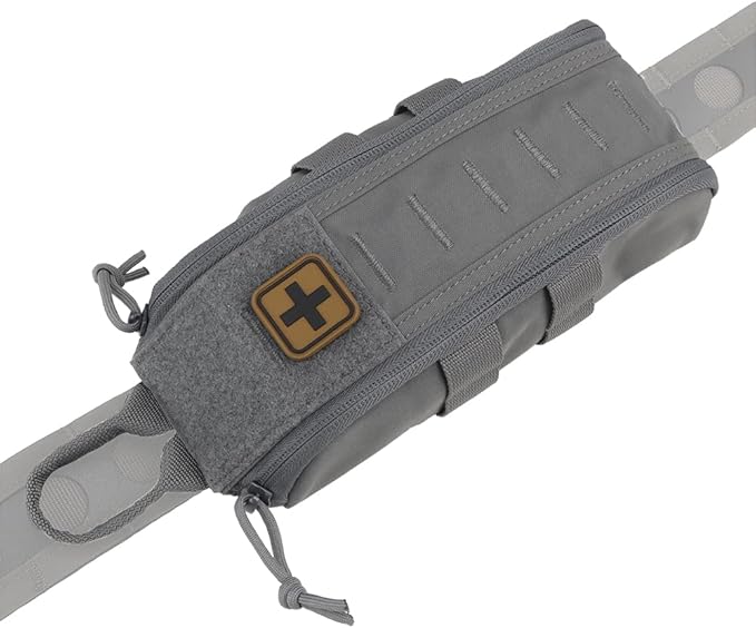 Tactical Medical First Aid Kit Military MOLLE Bag Waist Belt Pouch Quick Response Hunting Vest Bag First Aid Pack B