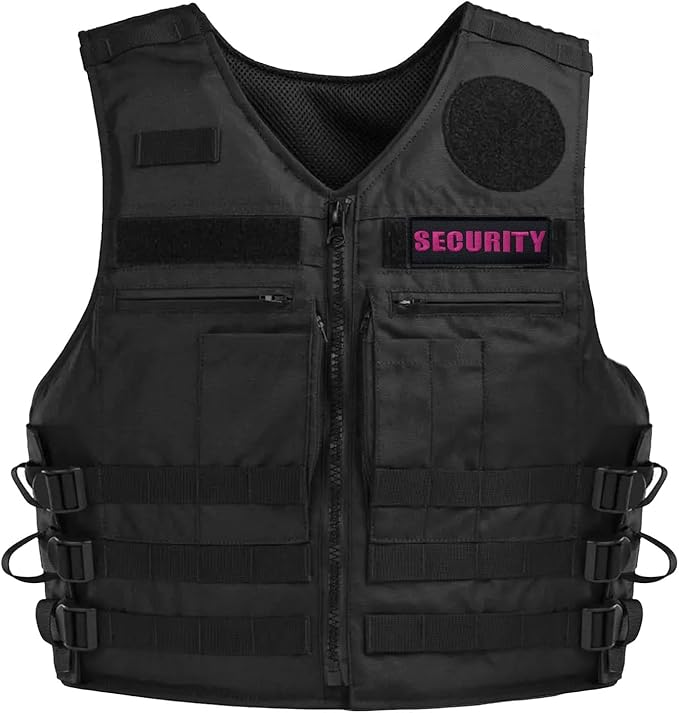 3Pcs PVC Security Patch with Hook Fastener Back for Hats Caps Vests Jackets Bags Backpacks (3 Pack 1Pcs 4 x 1.4 1Pcs 6 x 2 and 1Pcs 8.5 x 3)