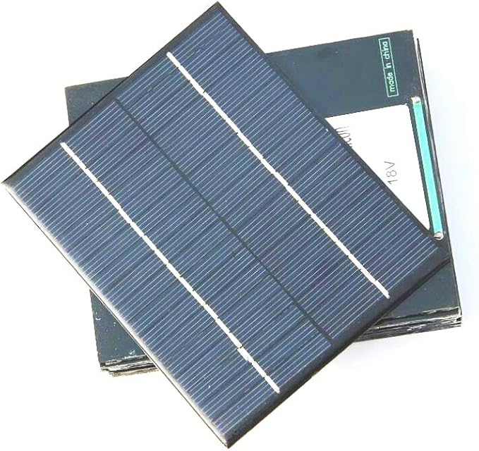 5pcs 18v Mini Polysilicon Solar Panel Module DIY Polysilicon Solar Epoxy Cell Charger 2w 18v 110ma 110x136mm