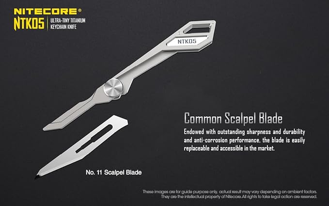 Nitecore NTK05 Titanium Knife
