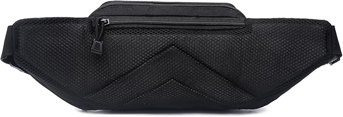 Concealed Pistol Bag Multipurpose Nylon Tactical Handgun Case Fanny Pack Waist Bag Bumbag Chest Pack with Molle Webbing Loop (Black)