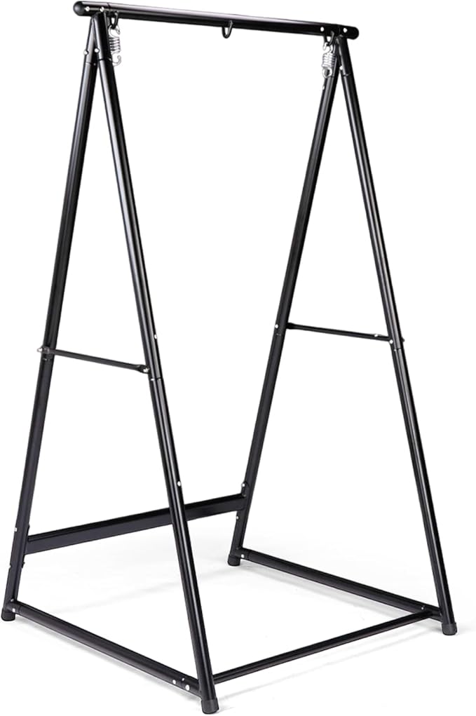 660 LB Capacity Hammock Stand Heavy Duty Steel Chair Stand with Stable Construction Weather-Resistant for Outdoor Patio Garden Balcony(Only Stand)