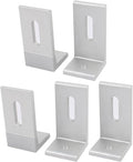 uxcell 5pcs 80x40x40mm Aluminum L Shape Solar Panel Mounting Brackets Roof Hook