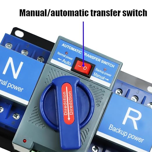 Dual Power Automatic Transfer Switch 110V 3P 63A Generator Changeover Switch for Home Backup Power Supply ATS 50HZ 60HZ