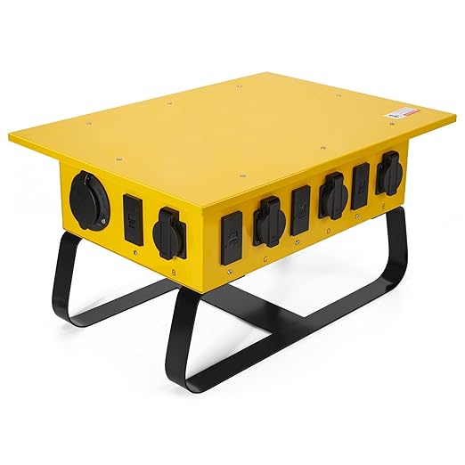 Power Distribution Box Temporary Power Distribution Center 50A California Standard Twist-to-Lock Ideal for Temporary Power Needs