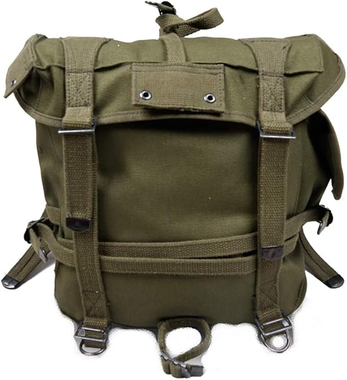 WWII WW2 US Army M1945 Backpack Korean War Tactical Backpack Army Green One Size