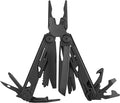 Multi Tool 19-in-1 Full-Size Lightweight EDC Multi-Purpose Pliers Household Screwdriver Camping Outdoor Gear Nylon Bag Tools Gifts for Guys Gifts for Hunters Men who have Everything (Black)