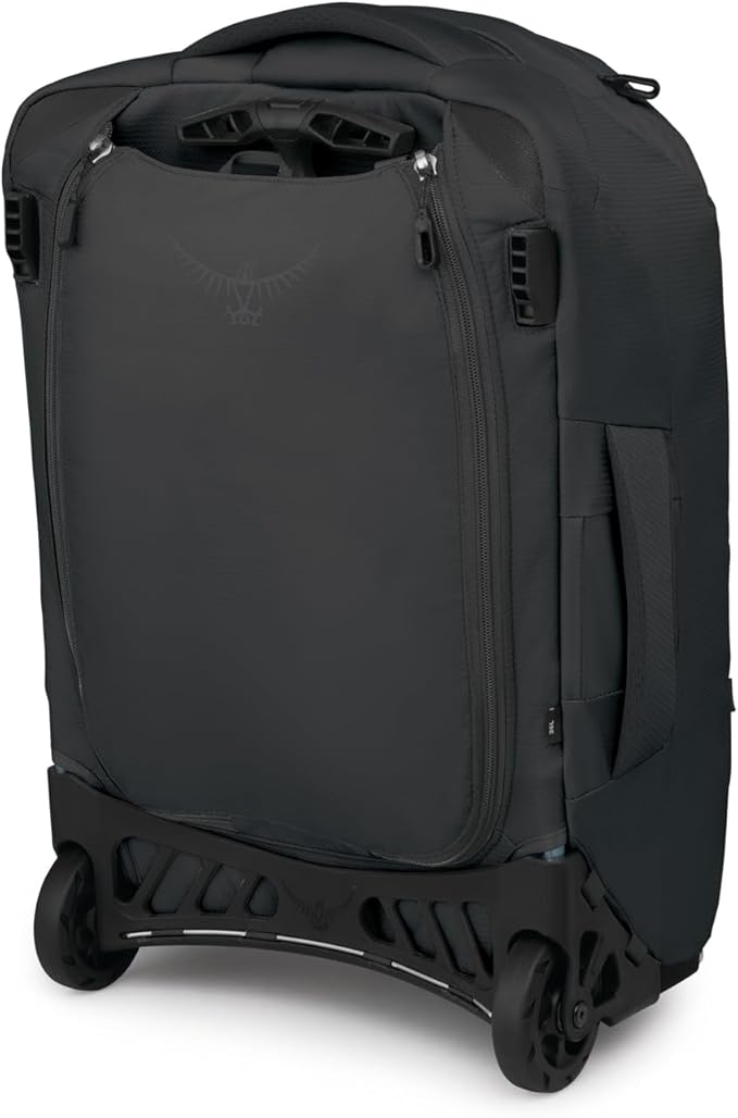 Osprey Farpoint Fairview 36L Wheeled Travel Pack - Carry On Luggage with Wheels - Rolling Backpack Travel Bag Black