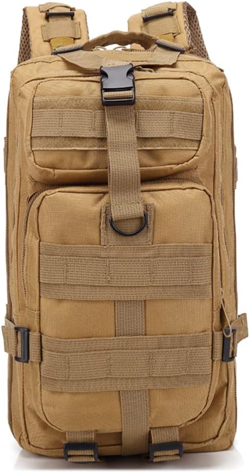 Magik 30L Military Tactical Bag Camping Outdoor EDC Travel Rucksack Hiking Backpack (Khaki)
