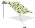 Beach Canopy with Windproof Ropes &amp Sandbags Beach Tent Sun Shade Sun Shelter for Camping Trips Fishing Backyard Fun or Picnics Mushroom