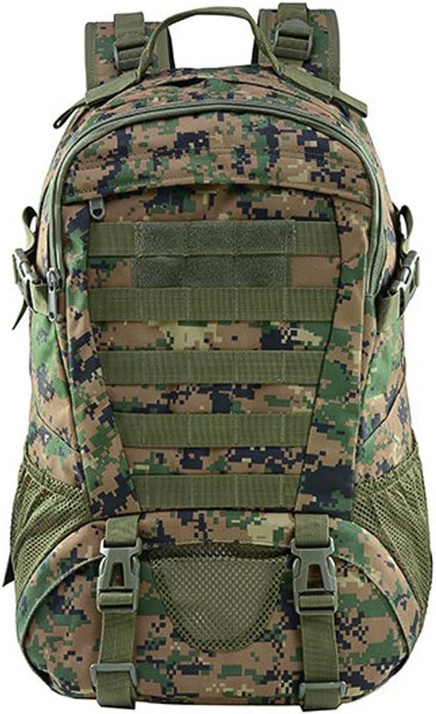 Military Tactical Backpack for Men Hiking Day Pack Molle Military Rucksack Waterproof EDC Bag (Jungle Digital)